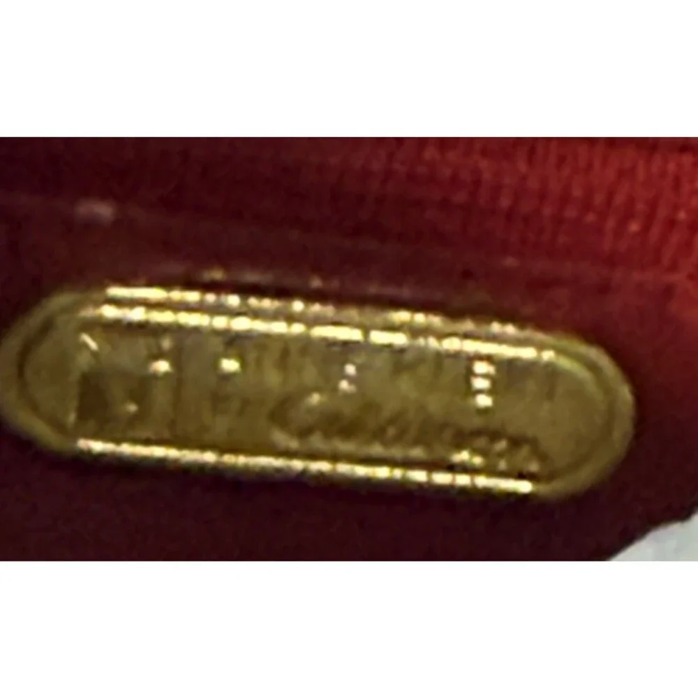 ✨👜 Vintage Anne Klein Gold Calderon Clutch Shoulder Bag 💛